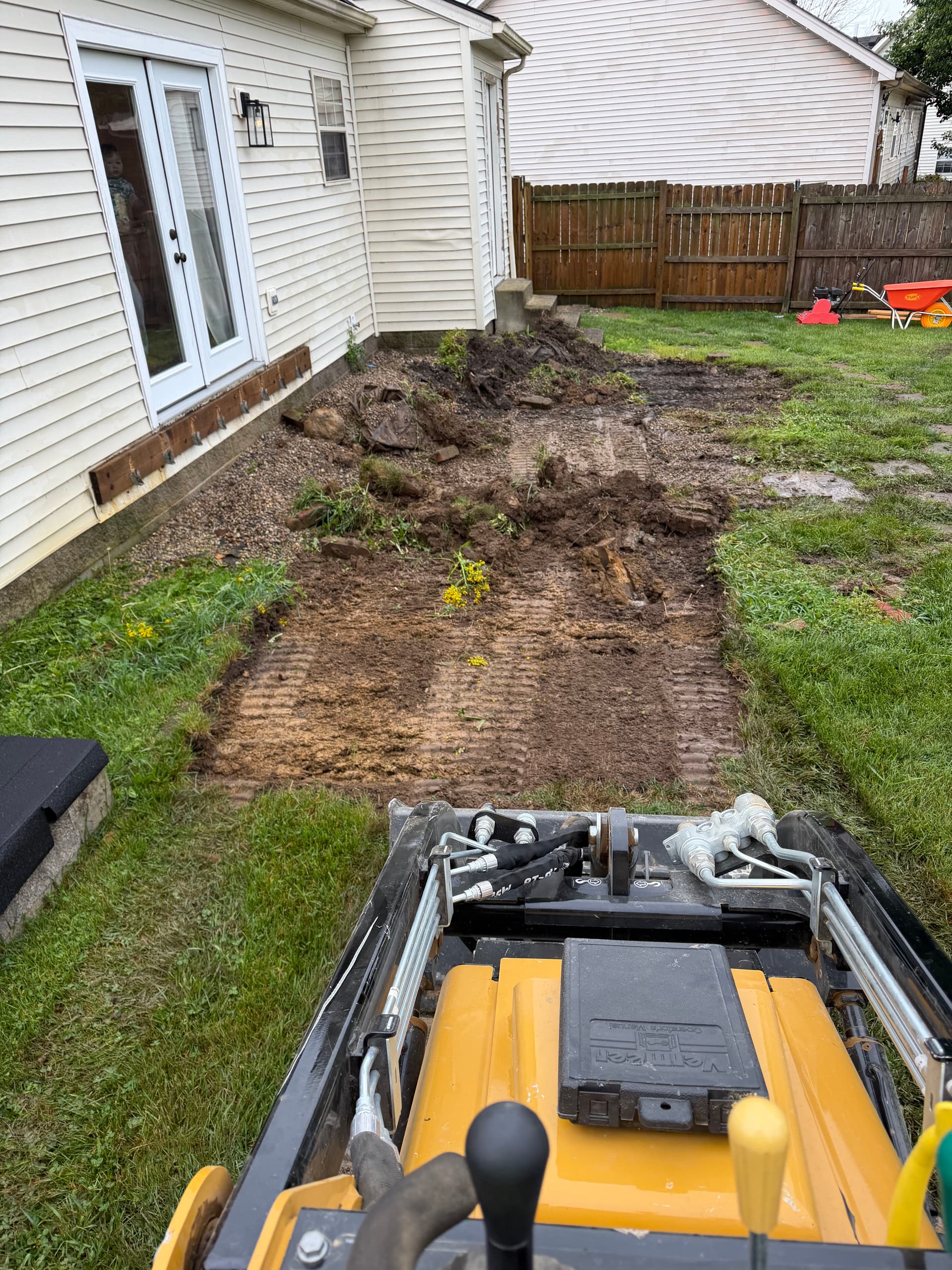 Gallery photos for Old Deck Removed and Replaced With a Clean Concrete Patio: Image #6