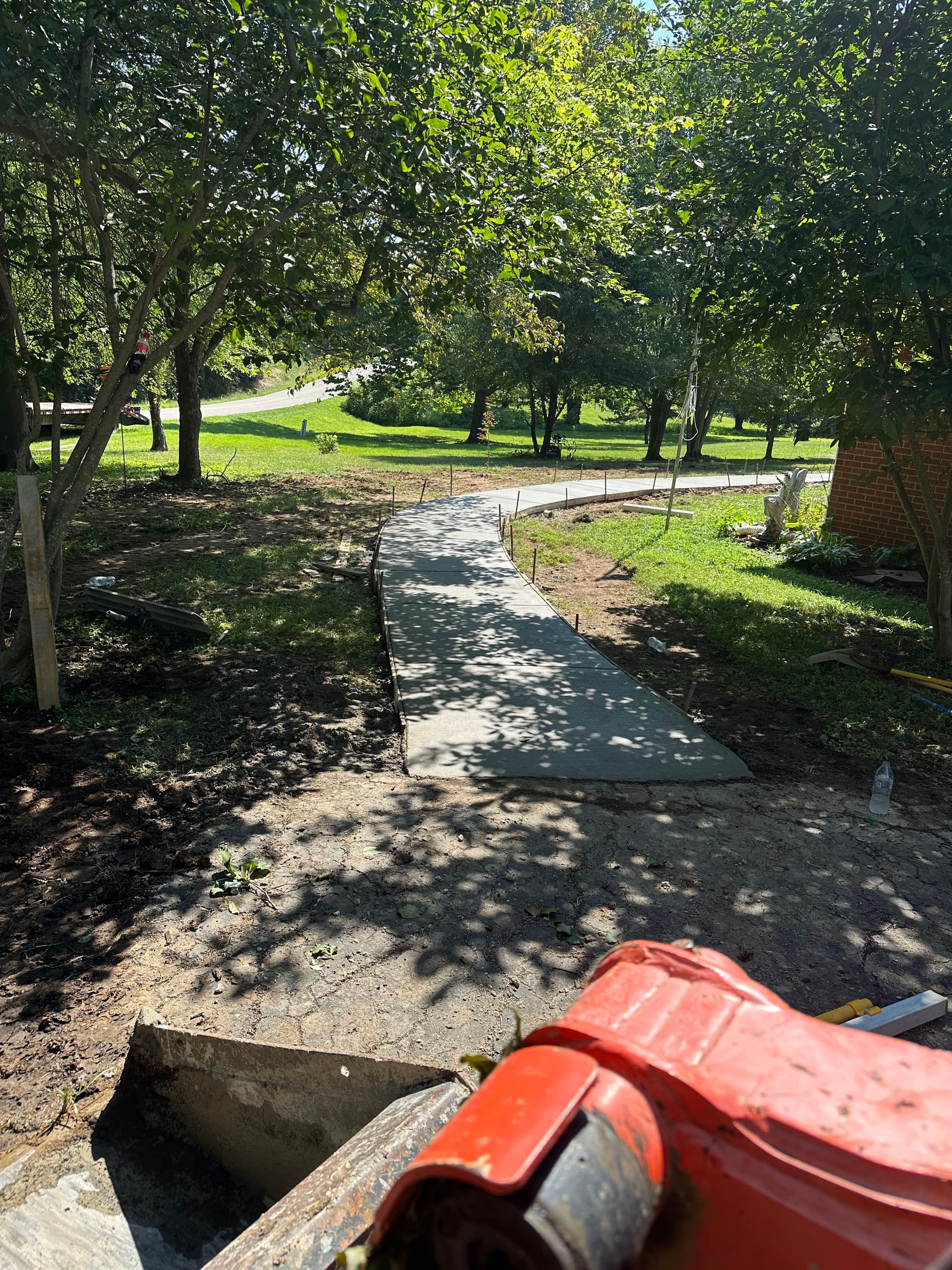 Gallery photos for 75 Feet of New Concrete Sidewalk and Rear Porch Pour: Image #8