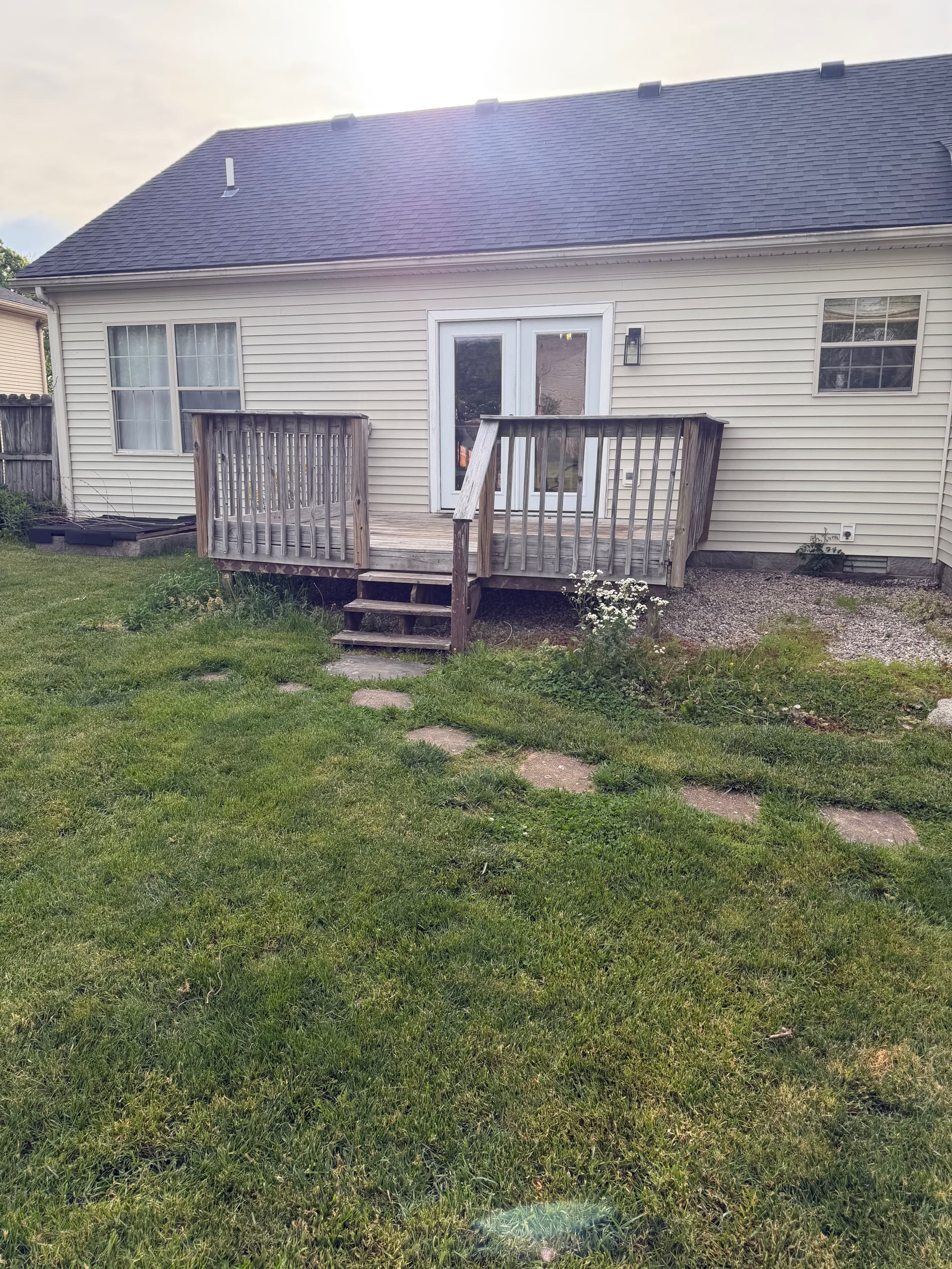 Gallery photos for Old Deck Removed and Replaced With a Clean Concrete Patio: Image #8