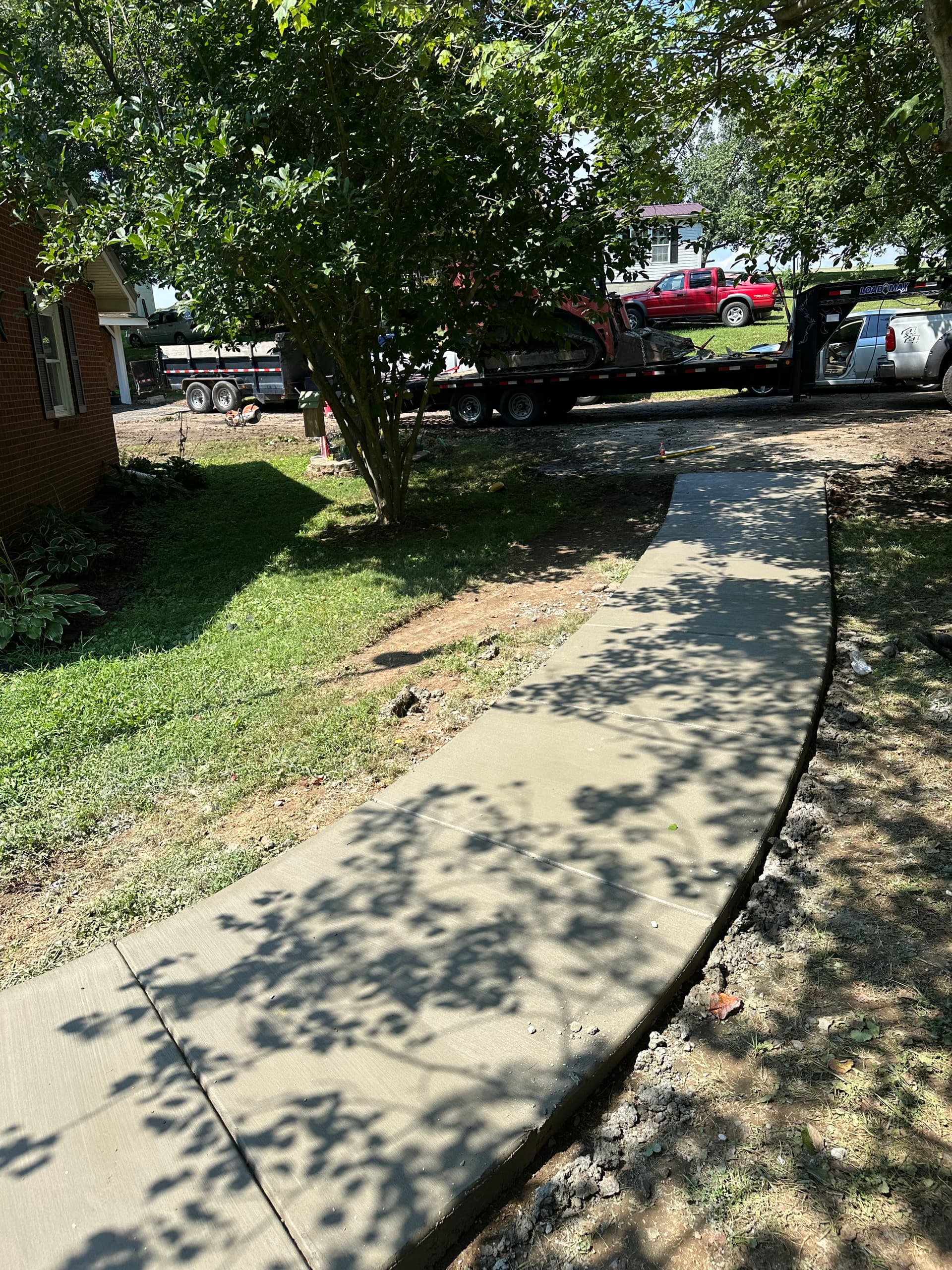 Gallery photos for 75 Feet of New Concrete Sidewalk and Rear Porch Pour: Image #1