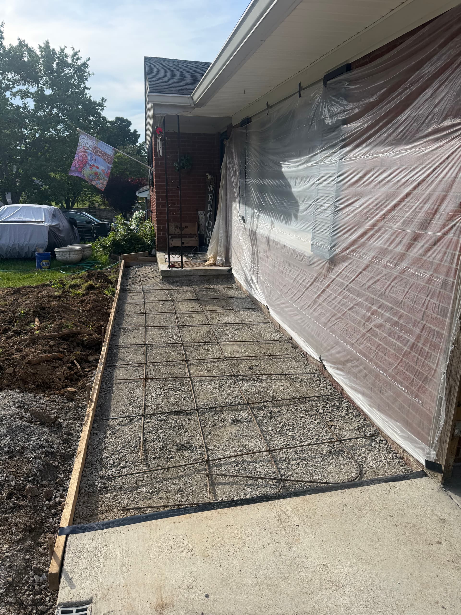 Gallery photos for Full Driveway and Garage Pad Replacement From Tear-Out to Finish: Image #7