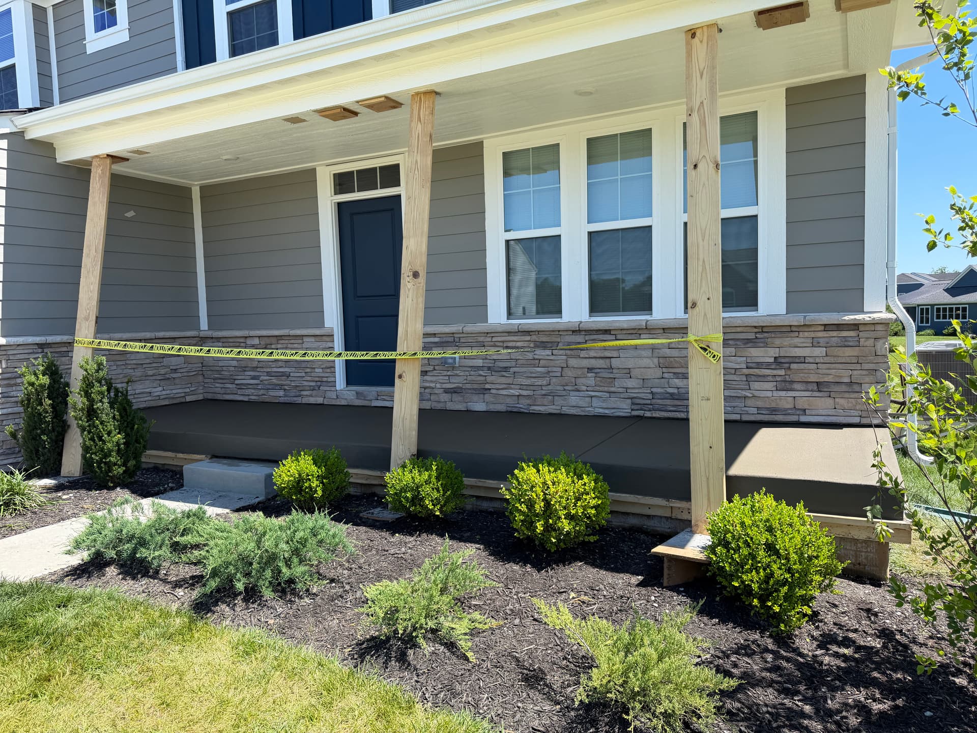6x24 Front Porch Concrete Pour in Oldham County image