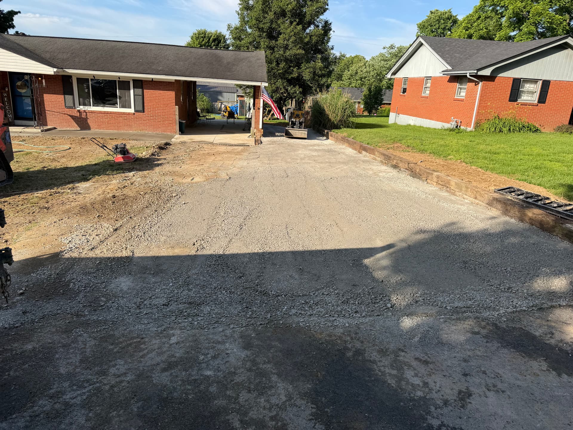 Gallery photos for Full Driveway and Garage Pad Replacement From Tear-Out to Finish: Image #8