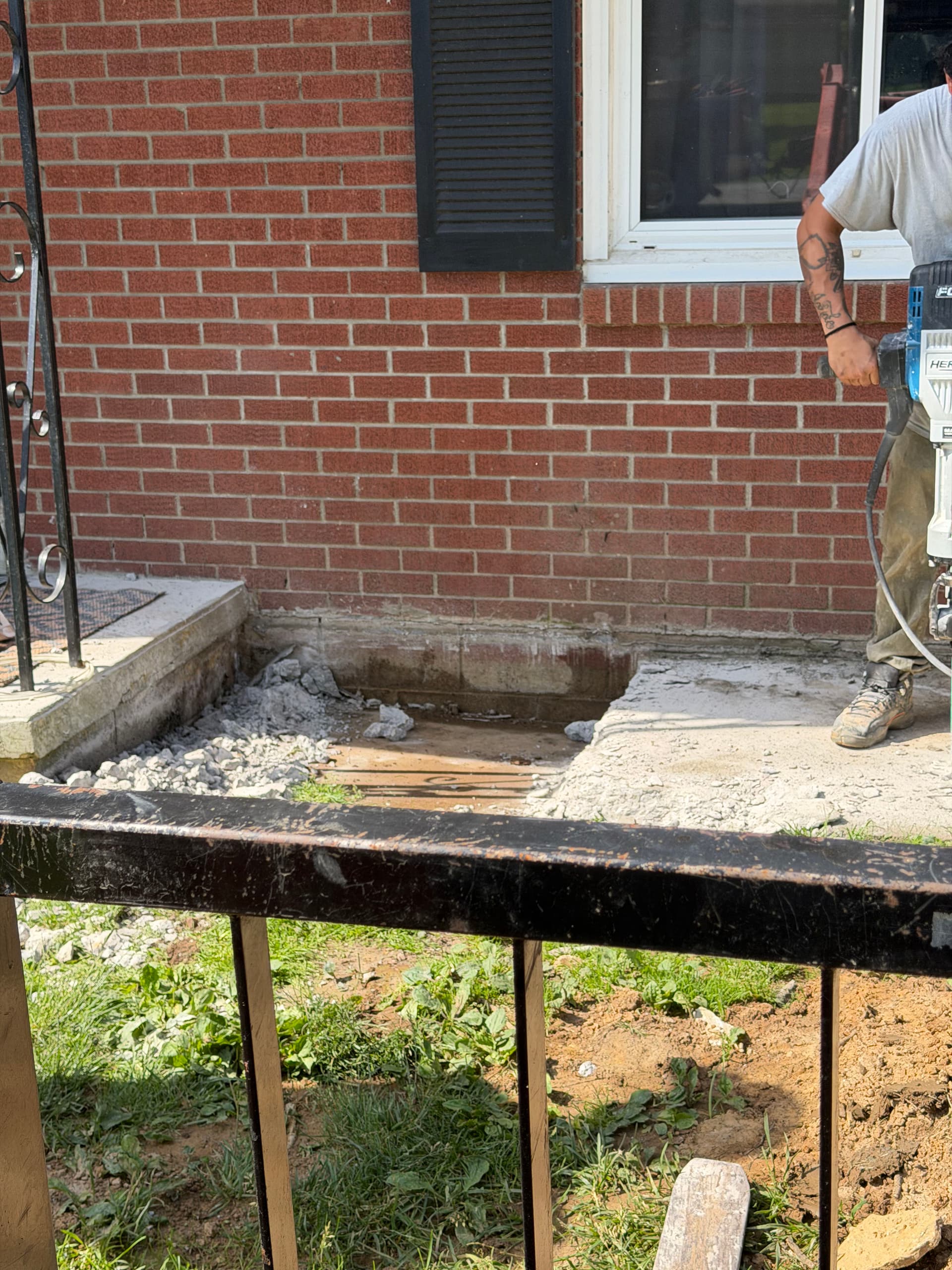 Gallery photos for Full Driveway and Garage Pad Replacement From Tear-Out to Finish: Image #5
