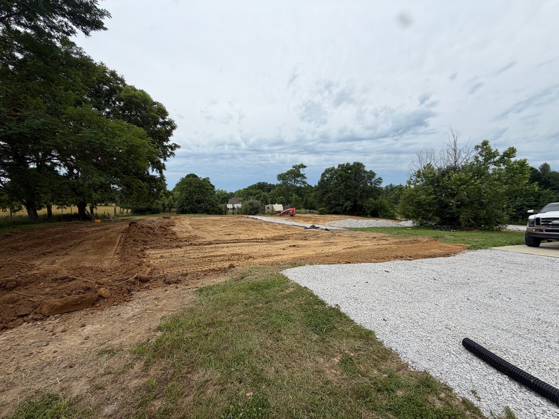 Gallery photos for 100-Foot Driveway, Building Apron, and 30x55 Foundation Slab Done Right: Image #3