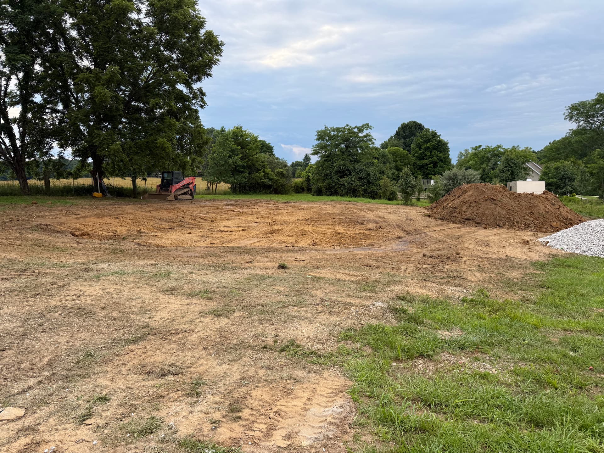Gallery photos for 100-Foot Driveway, Building Apron, and 30x55 Foundation Slab Done Right: Image #2