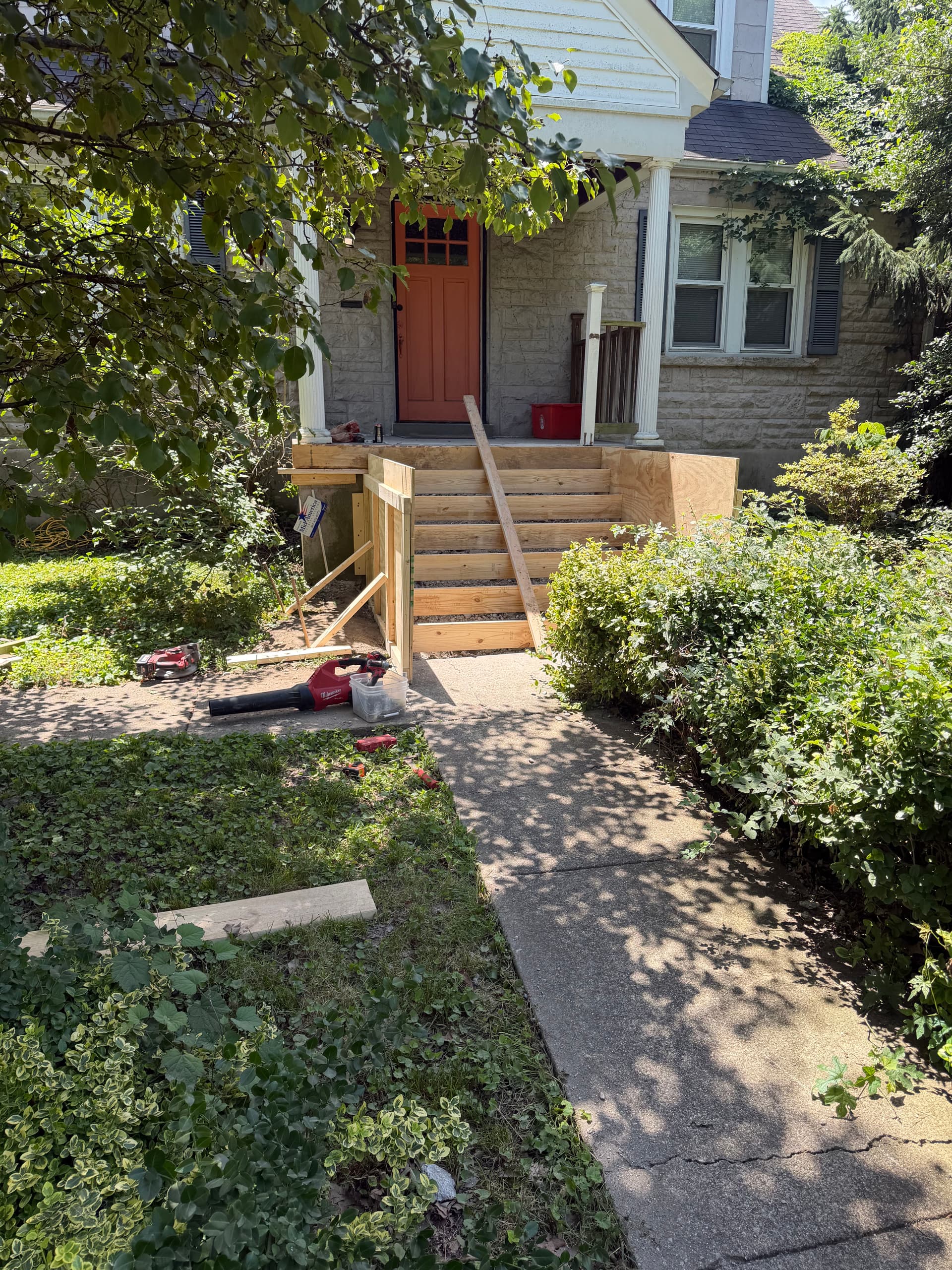 Gallery photos for Front Staircase Rebuild Done Right - No More Patching: Image #2