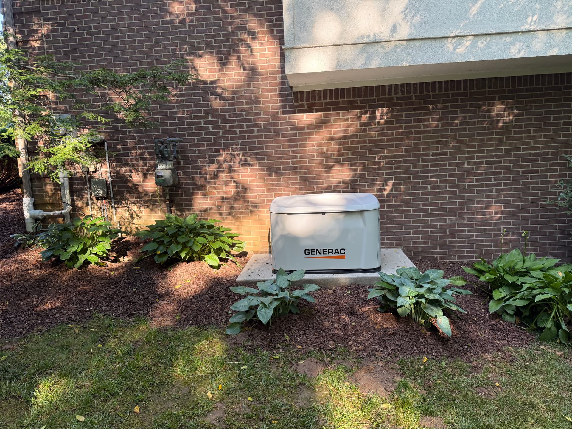 Whole-Home Generator Site Prep and Concrete Pad Install image