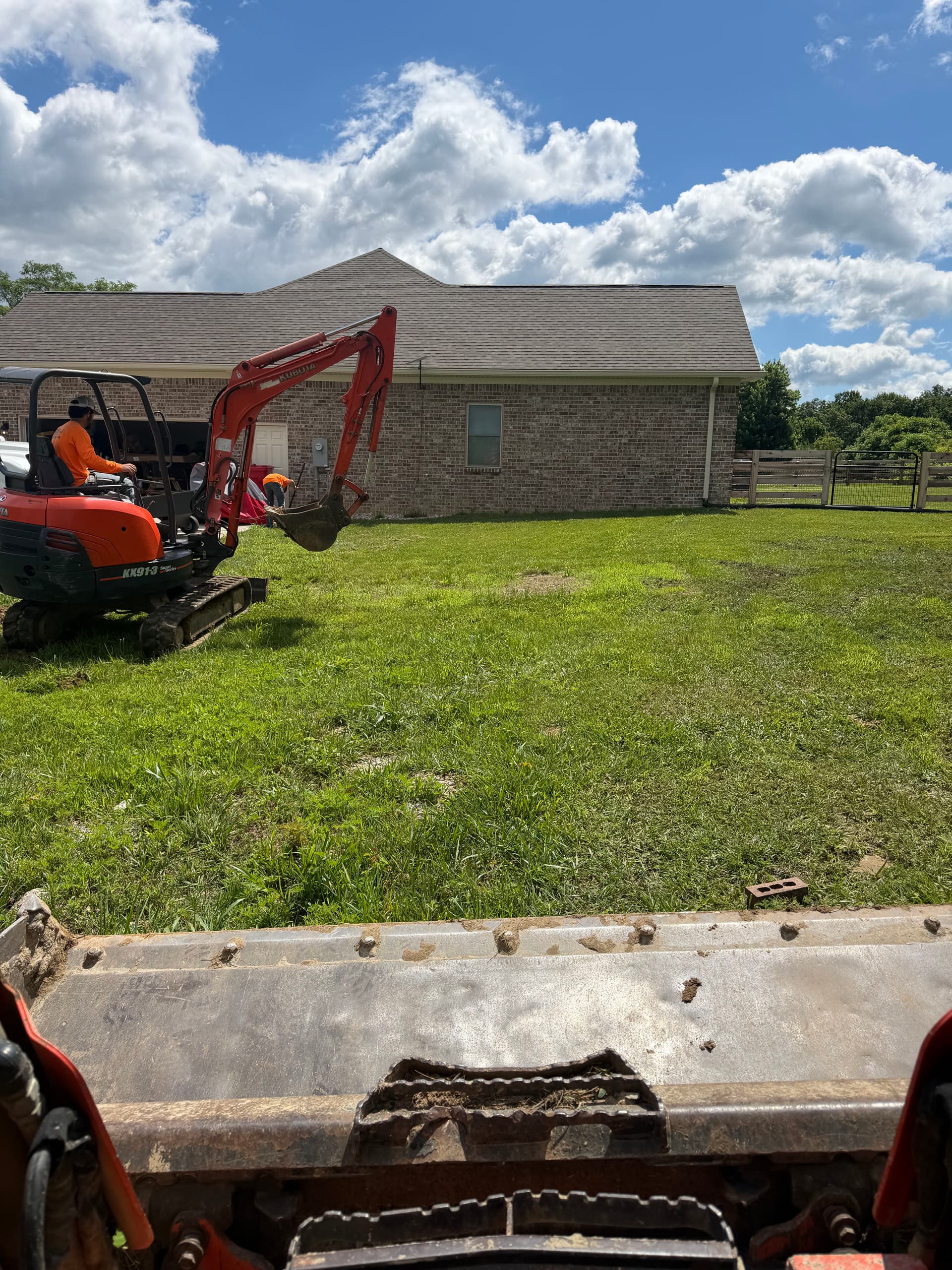 Gallery photos for 100-Foot Driveway, Building Apron, and 30x55 Foundation Slab Done Right: Image #1